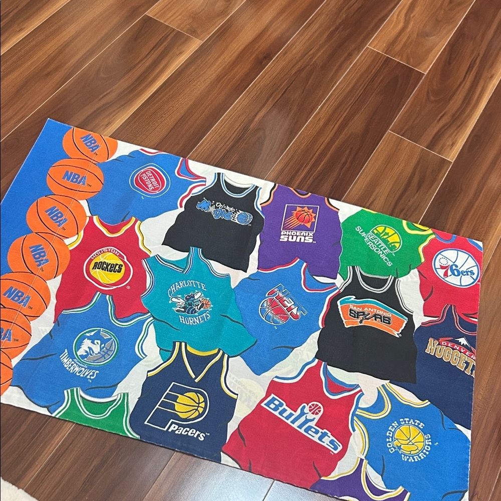 Vintage NBA basketball jerseys print pillowcase